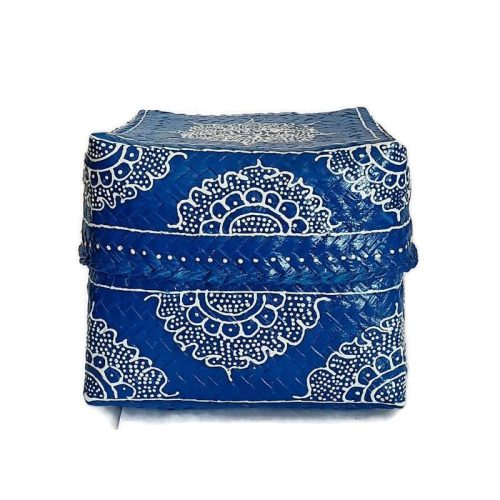 Bali fonott tároló sötétkék "L"