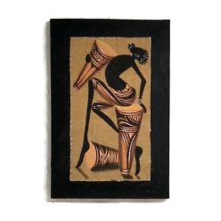 Festmény afrikai dobos 2.