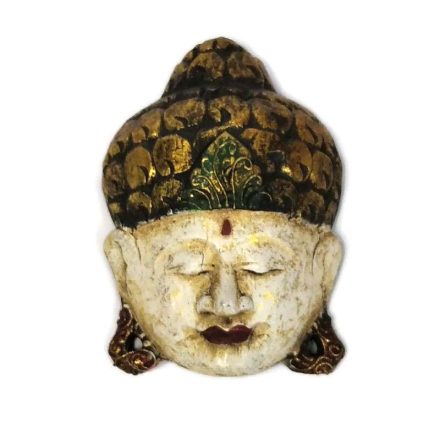 Buddha fej piros szájú kicsi