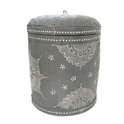 Bali fonott henger tároló szürke "M"