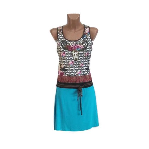 UDG rövid ruha, mexikói stílusú mintával