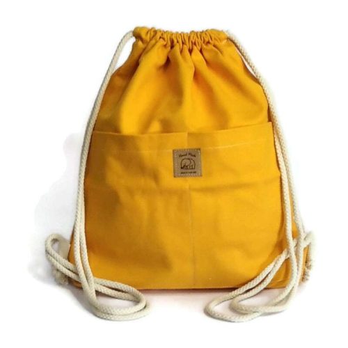 Utcai tornazsák, napsárga