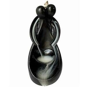 Műgyanta visszaáramló kúpfüstölő tartó, Absztrakt pár 2.