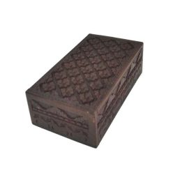 Műgyanta doboz, apró virágos