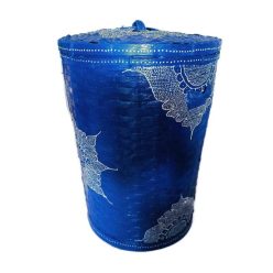 Bali fonott szennyestartó sötétkék "M"