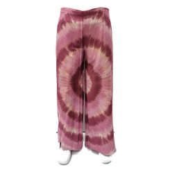 Lapnadrág batikolt borvörös