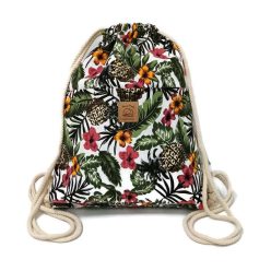 Utcai tornazsák, trópusi mintás