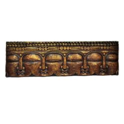 Buddha kép falra egy részes Buddha arcok bordó