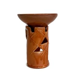 Párologtató, aromalámpa illóolajhoz, fatörzs, barack