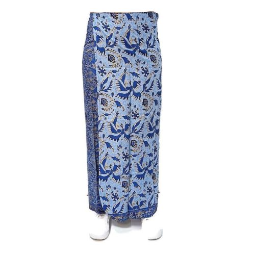 Lapszoknya hosszú, kék madaras