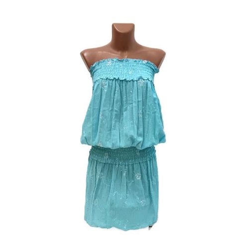 Rövid ruha, flitteres kék