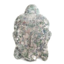   Üvegmozaik lámpabúra, Buddha fej "S" színes tejüveg jellegű