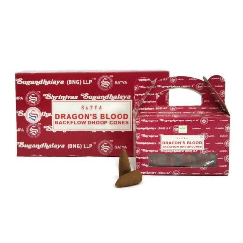 Satya Dragon's Blood visszaáramló kúpfüstölő