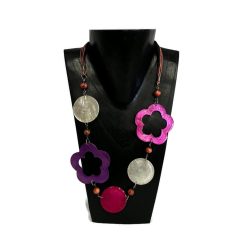 Nyaklánc, női, áttört virágos