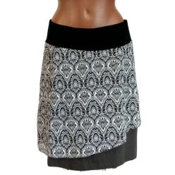 UDG szoknya szürke organza rátéttel