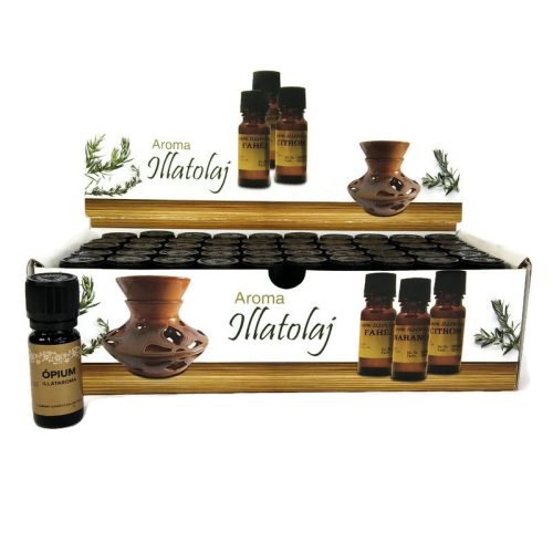 Aranycímkés illóolaj, ópium