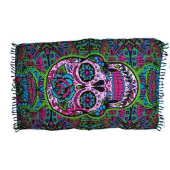 Sarong mexikói koponya mintás