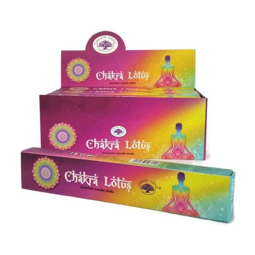 Green Tree Chakra Lotus pálcás füstölő