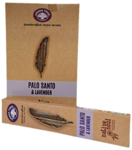 Smudge füstölő pálcás Green Tree Native Soul Palo Santo & Lavender