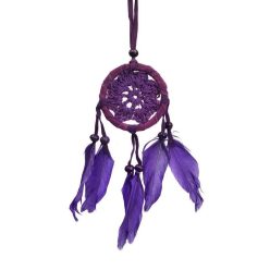 Álomfogó horgolt, lila kicsi