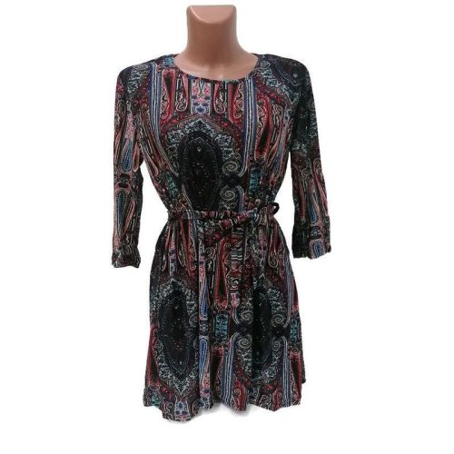 Női felső, indiai jellegű mintával