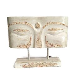 Fa panel, Buddha szem piros-arany "M"