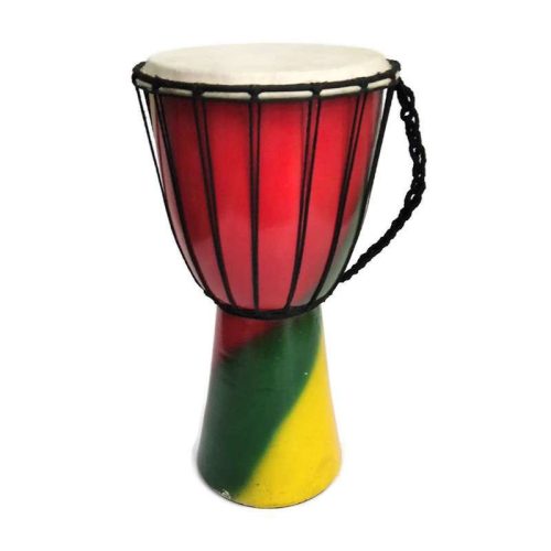 Dob/ Djembe, 40cm Jamaica stílusú trikolor  2.