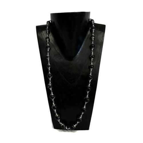 Nyaklánc, női, fém foglalatos, tekla gyöngysor 1.