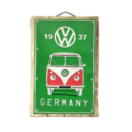 Fatábla fém nyomattal, autós dizájn Volkswagen