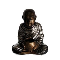 Műgyanta szerzetes szobor 15cm