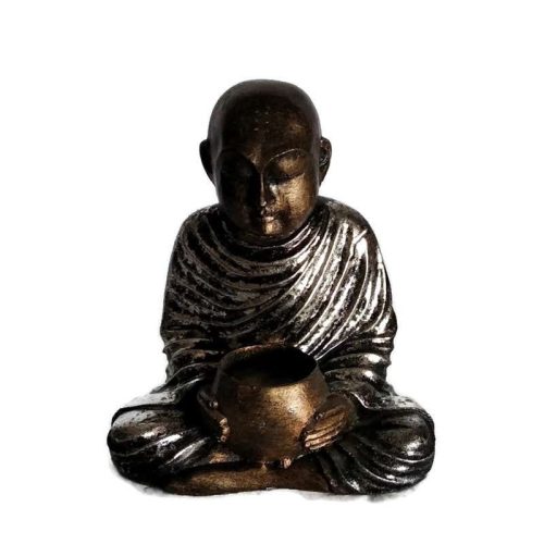 Műgyanta szerzetes szobor 15cm