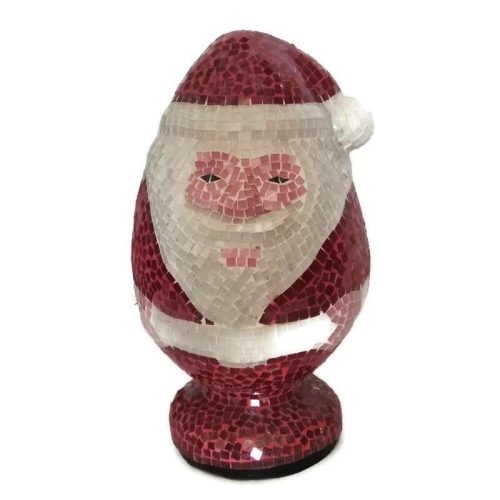 Üvegmozaik lámpabúra, Mikulás "M"