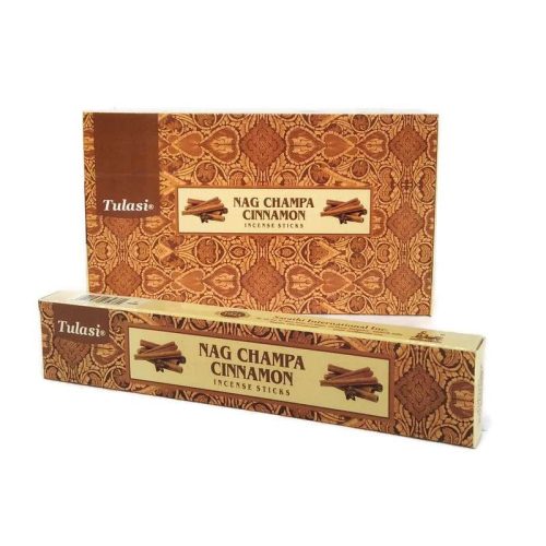 Tulasi Nag Champa Cinnamon pálcás füstölő