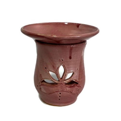 Párologtató, aromalámpa illóolajhoz, lótusz virágos rózsaszín