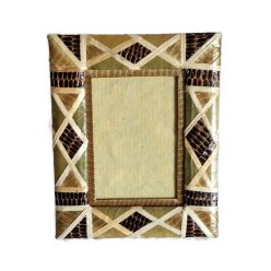 Natúr képkeret, mozaik mintás "M"