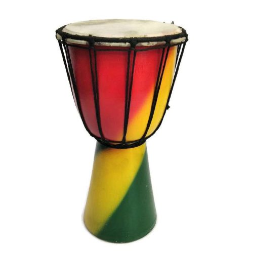 Dob/ Djembe, 30cm Jamaica stílusú trikolor  2.