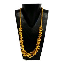 Nyaklánc, női, fa golyók halcsonttal 2.