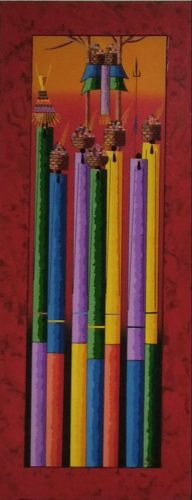 Kosárhordó asszonyok festmény 