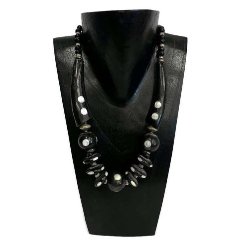 Nyaklánc, női, rusztikus, kagylóberakással