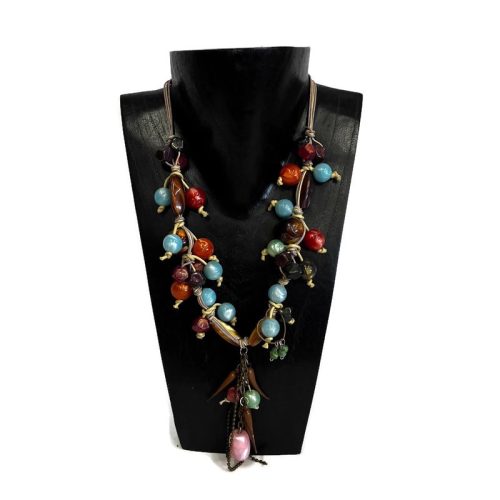 Nyaklánc, női, "cukorka" füzér 