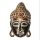 Buddha fej barna-arany "L" 