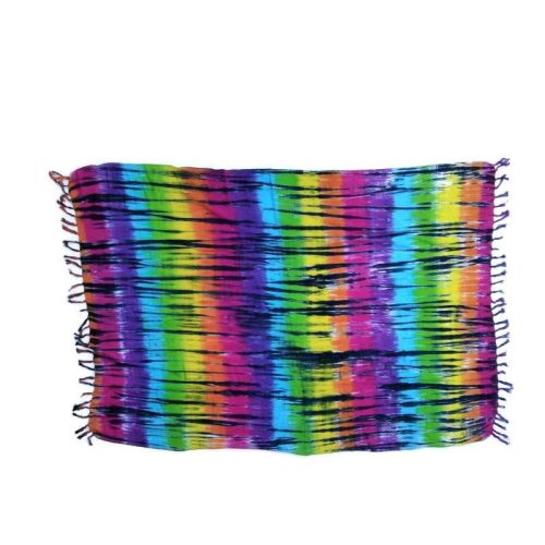 Sarong batikolt szivárvány keresztbe sávos