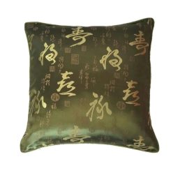 Díszpárnahuzat nagy kínai jeles olíva