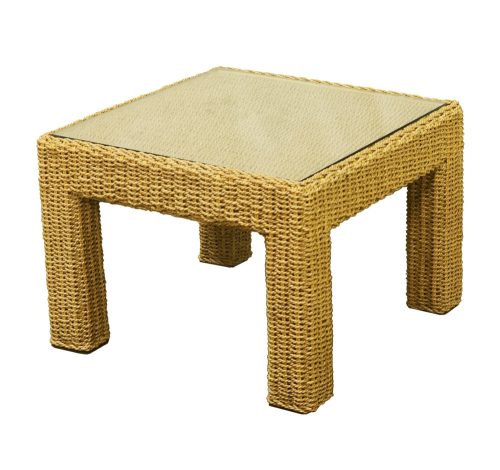 Rattan dohányzóasztal