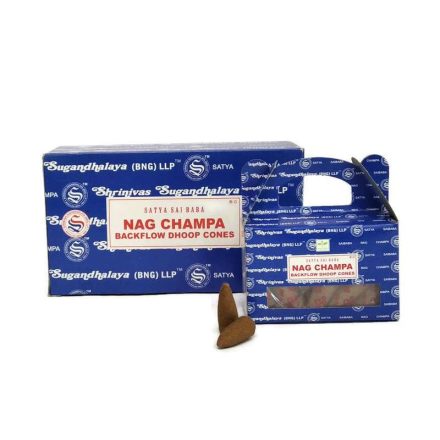 Satya Nag Champa visszaáramló kúpfüstölő