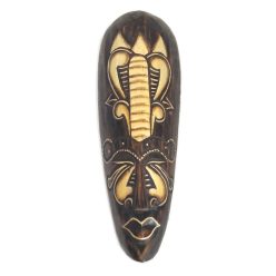 Fa fali maszk harcos, 30cm