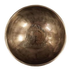 Hangtál gyógyító Buddha mintával – vésett 417gr