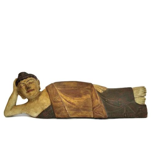 Fekvő Buddha krokodilfából