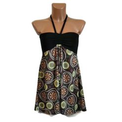 Szoknya 2in1 barna, sárga mandalával