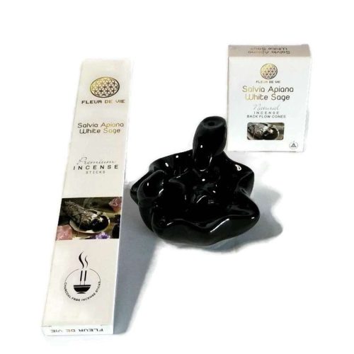 Fehér Zsálya Kis Csomag Tavacskával - (White Sage Small Pack With Pond)